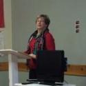 Mildred Lavers NAWN( Newfoundland Aboriginal Women's Network) representative, speaks on murdered & missing aboriginal women at Black History Month & Violence Prevention Month hosted by Rocky Harbour Regional Women's Committee