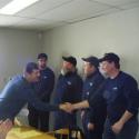 W. Fagan, UCTE RVP Atlantic, adminsters the oath of office.